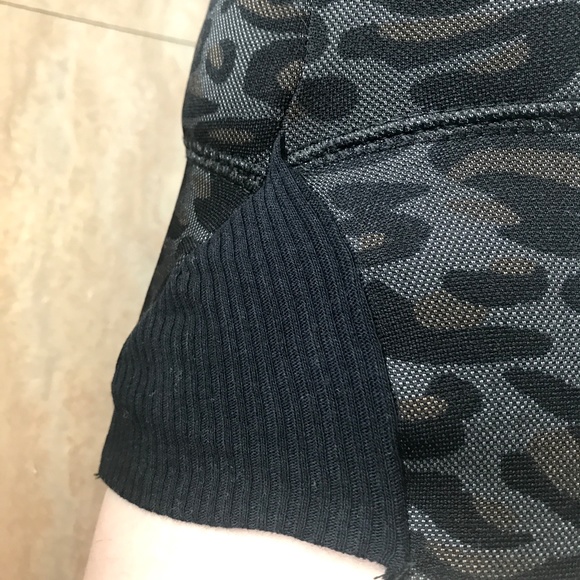 Gray Fur Lined Leg Warmers Warm Leggings Fleece Thigh Highs Leopard Cheetah NEW - Picture 5 of 8